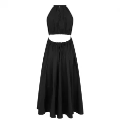 MICHAEL MICHAEL KORS Halter Midi Dress -MICHAEL MICHAEL KORS Sales 32630003 xxl a10