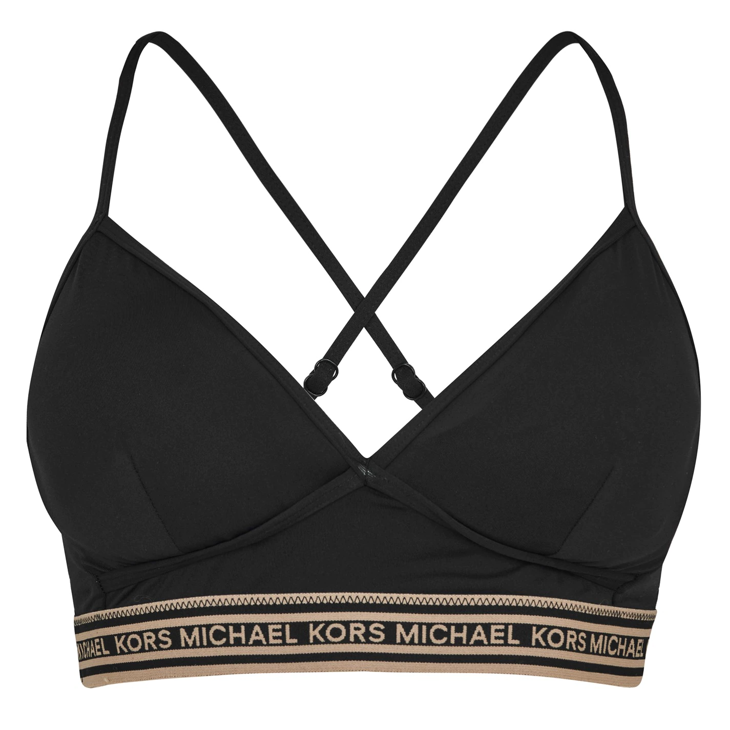 MICHAEL Michael Kors Logo Sporty Swimming Bralette 3 MICHAEL Michael Kors Logo Sporty Swimming Bralette