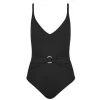 MICHAEL Michael Kors Sash Ring One Piece Swimsuit