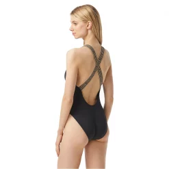 MICHAEL Michael Kors Logo Scoop Neck One Piece Swimsuit -MICHAEL MICHAEL KORS Sales 35435403 xxl a2