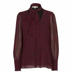 MICHAEL Michael Kors Neck Tie Blouse