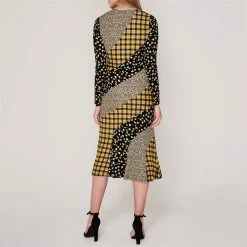 MICHAEL Michael Kors Sleeve Floral Midi Dress -MICHAEL MICHAEL KORS Sales 57930503 xxl a2