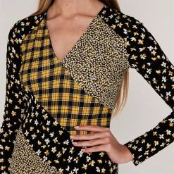 MICHAEL Michael Kors Sleeve Floral Midi Dress -MICHAEL MICHAEL KORS Sales 57930503 xxl a3