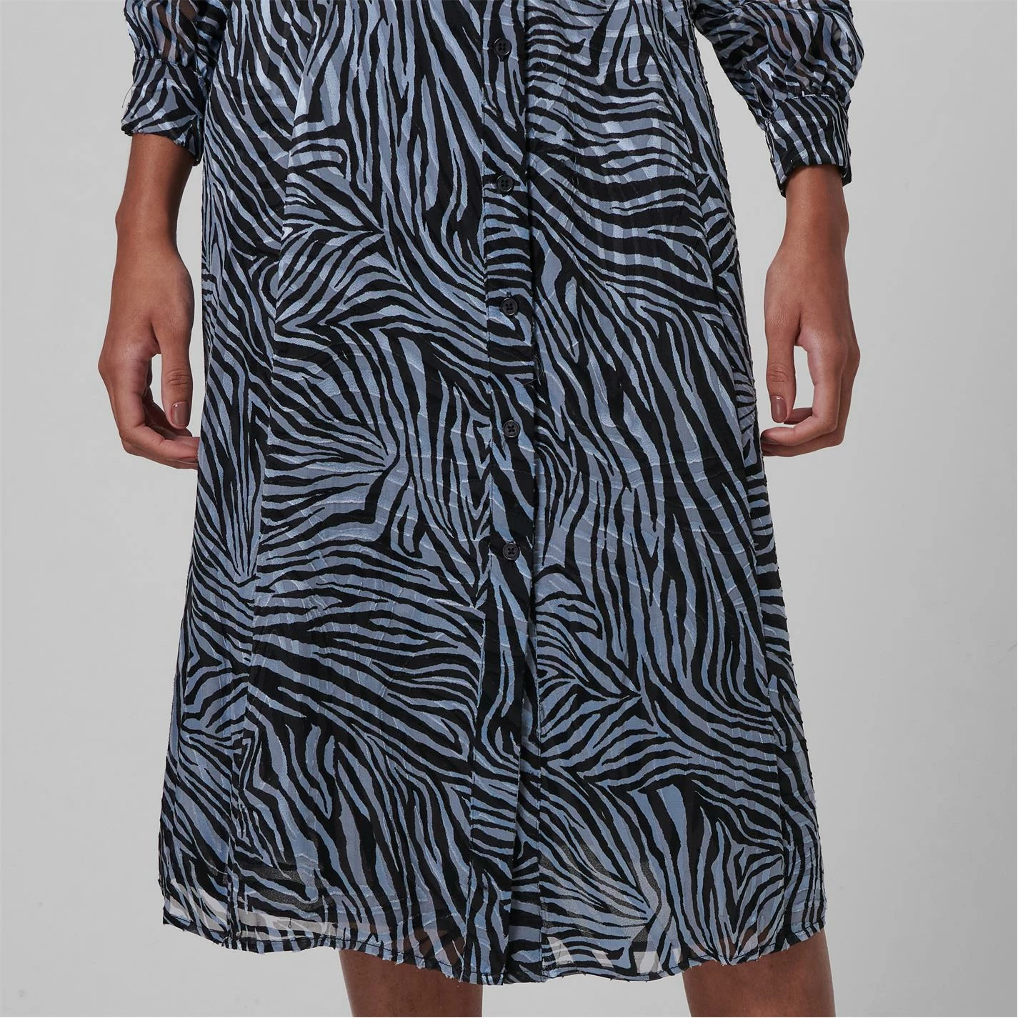 MICHAEL Michael Kors Zebra Midi Dress 9 MICHAEL Michael Kors Zebra Midi Dress - Image 7