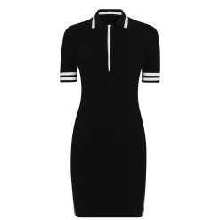 MICHAEL MICHAEL KORS Logo Tape Half-Zip Dress