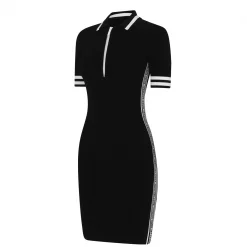 MICHAEL MICHAEL KORS Logo Tape Half-Zip Dress -MICHAEL MICHAEL KORS Sales 64472203 xxl a11