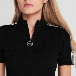 MICHAEL Michael Kors Short Sleeve Tape Mini Dress 11 MICHAEL Michael Kors Short Sleeve Tape Mini Dress -MICHAEL MICHAEL KORS Sales 65106603 xxl a3