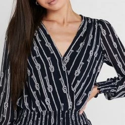 MICHAEL Michael Kors Long Sleeve Julia Mini Dress -MICHAEL MICHAEL KORS Sales 65118318 xxl a3