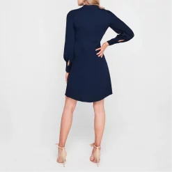 MICHAEL Michael Kors Long Sleeve Satin Mini Dress 10 MICHAEL Michael Kors Long Sleeve Satin Mini Dress -MICHAEL MICHAEL KORS Sales 65125018 xxl a2