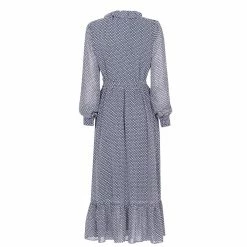 MICHAEL Michael Kors Long Sleeve Floral Midi Dress -MICHAEL MICHAEL KORS Sales 65223618 xxl a10