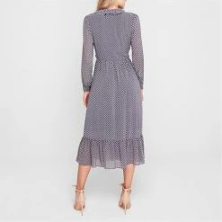 MICHAEL Michael Kors Long Sleeve Floral Midi Dress -MICHAEL MICHAEL KORS Sales 65223618 xxl a2