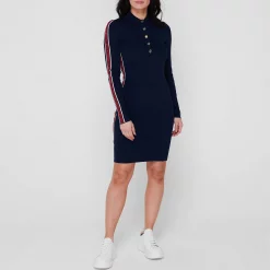 MICHAEL Michael Kors Michael Michael Kors Long Sleeve Tape Polo Dress -MICHAEL MICHAEL KORS Sales 65223918 xxl a1