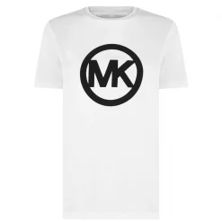 MICHAEL MICHAEL KORS C Logo Flock T Shirt