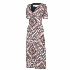 MICHAEL Michael Kors Puff Sleeve Midi Dress -MICHAEL MICHAEL KORS Sales 66344106 xxl a11