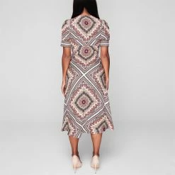 MICHAEL Michael Kors Puff Sleeve Midi Dress -MICHAEL MICHAEL KORS Sales 66344106 xxl a2