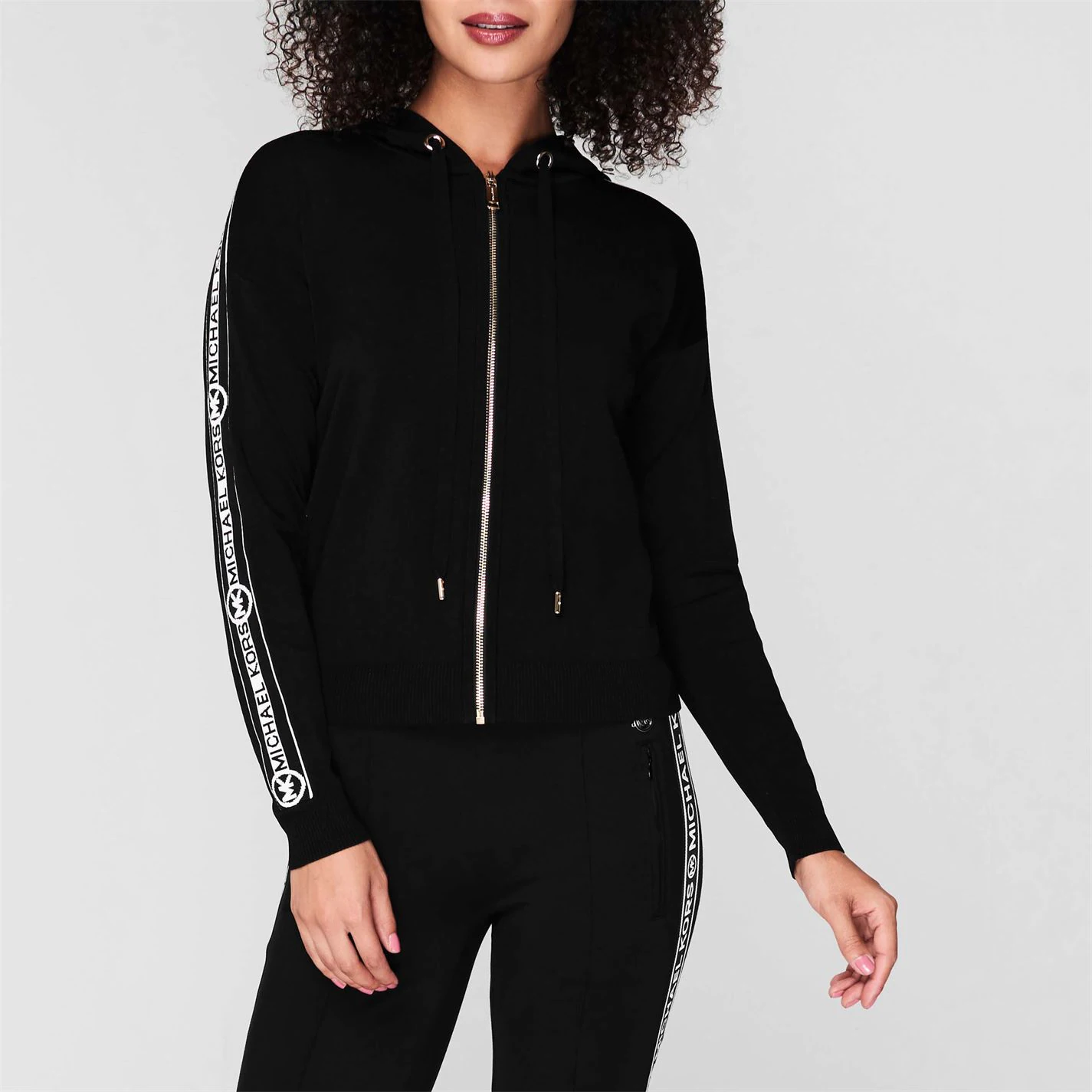 MICHAEL Michael Kors Logo Zip Hoodie 4 MICHAEL Michael Kors Logo Zip Hoodie - Image 2