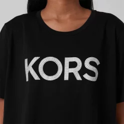 MICHAEL MICHAEL KORS Stud Crew Neck T Shirt -MICHAEL MICHAEL KORS Sales 66608503 xxl a5