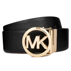 MICHAEL Michael Kors Round Buckle Reversible Belt