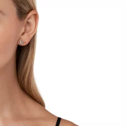 MICHAEL Michael Kors Sterling Silver Two Tone MK Earrings -MICHAEL MICHAEL KORS Sales 70678011 xxl a3