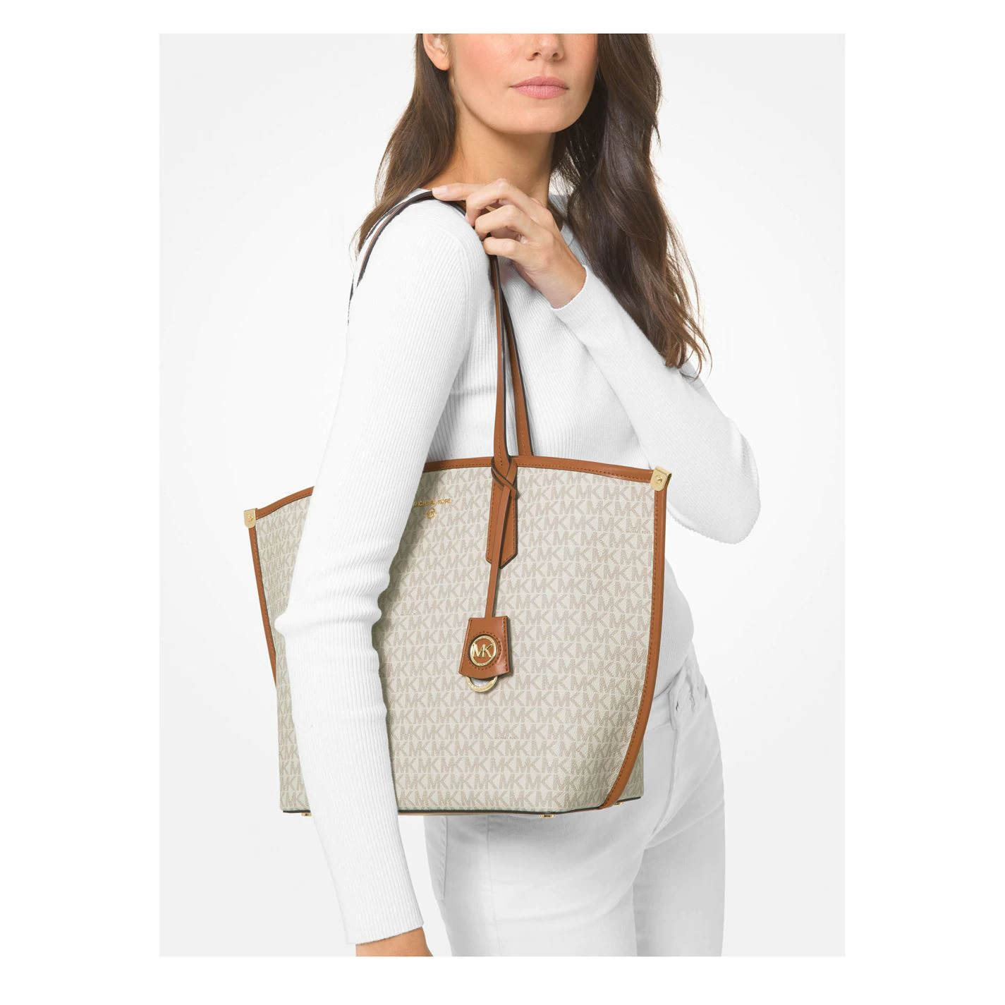 MICHAEL Michael Kors Jane Signature Large Tote Bag 5 MICHAEL Michael Kors Jane Signature Large Tote Bag - Image 3