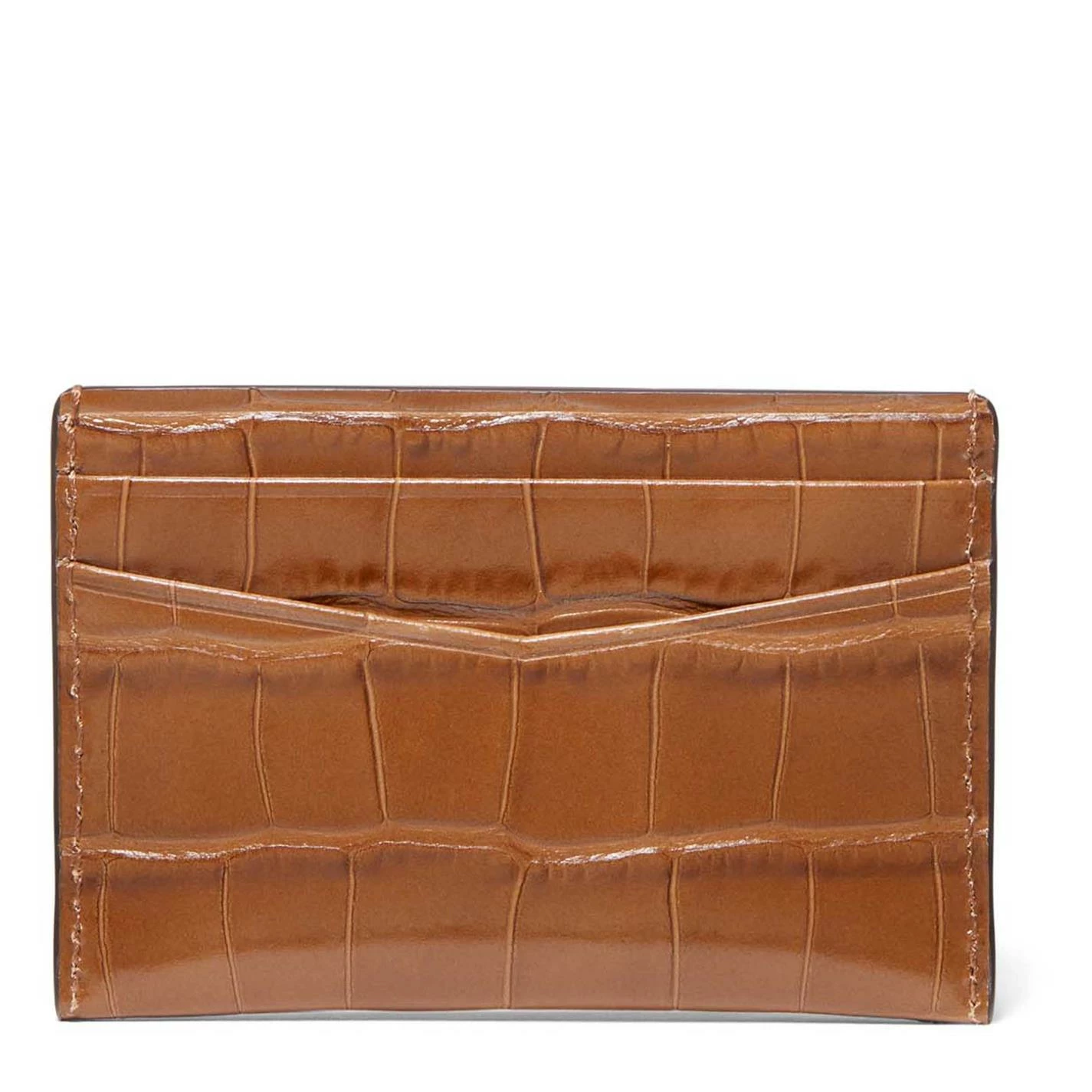 MICHAEL Michael Kors Michael Kors Izzy Crocodile Card Holder 4 MICHAEL Michael Kors Michael Kors Izzy Crocodile Card Holder - Image 2