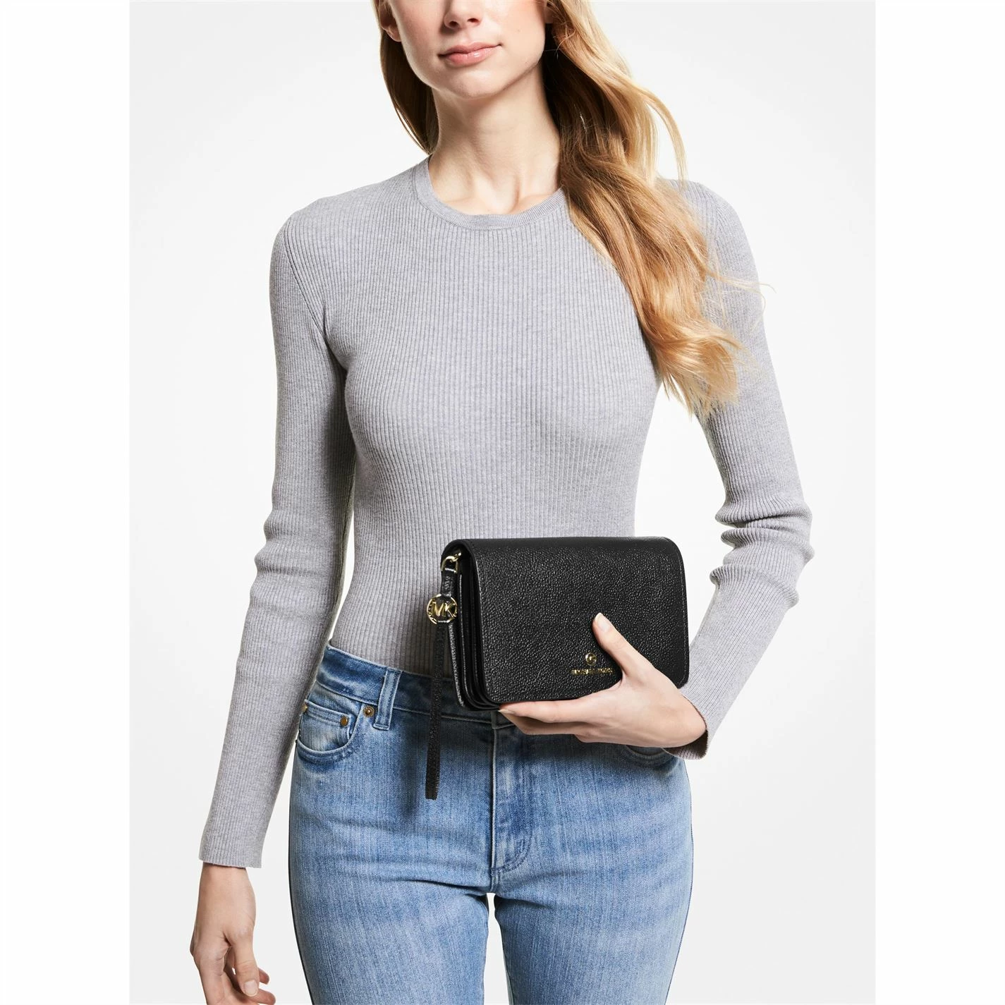 MICHAEL Michael Kors Jet Set Fold Over Xbody Bag 5 MICHAEL Michael Kors Jet Set Fold Over Xbody Bag - Image 3