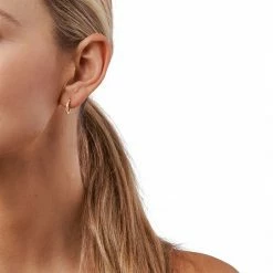 MICHAEL Michael Kors Michael Michael Kors Pave Hoop Earrings Womens -MICHAEL MICHAEL KORS Sales 75538710 xxl a3