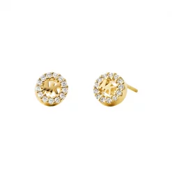 MICHAEL Michael Kors Pave Logo Studs