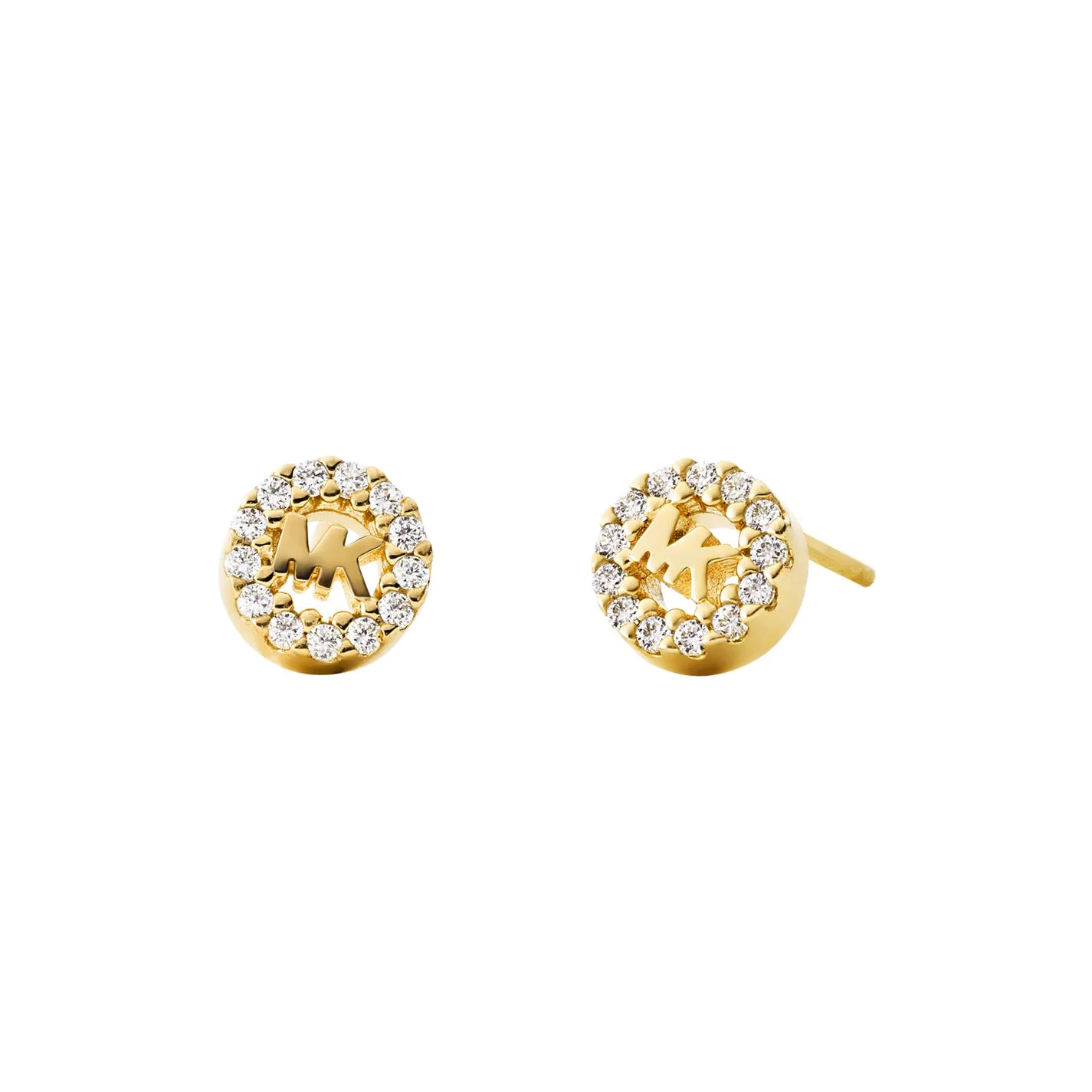 MICHAEL Michael Kors Pave Logo Studs 3 MICHAEL Michael Kors Pave Logo Studs