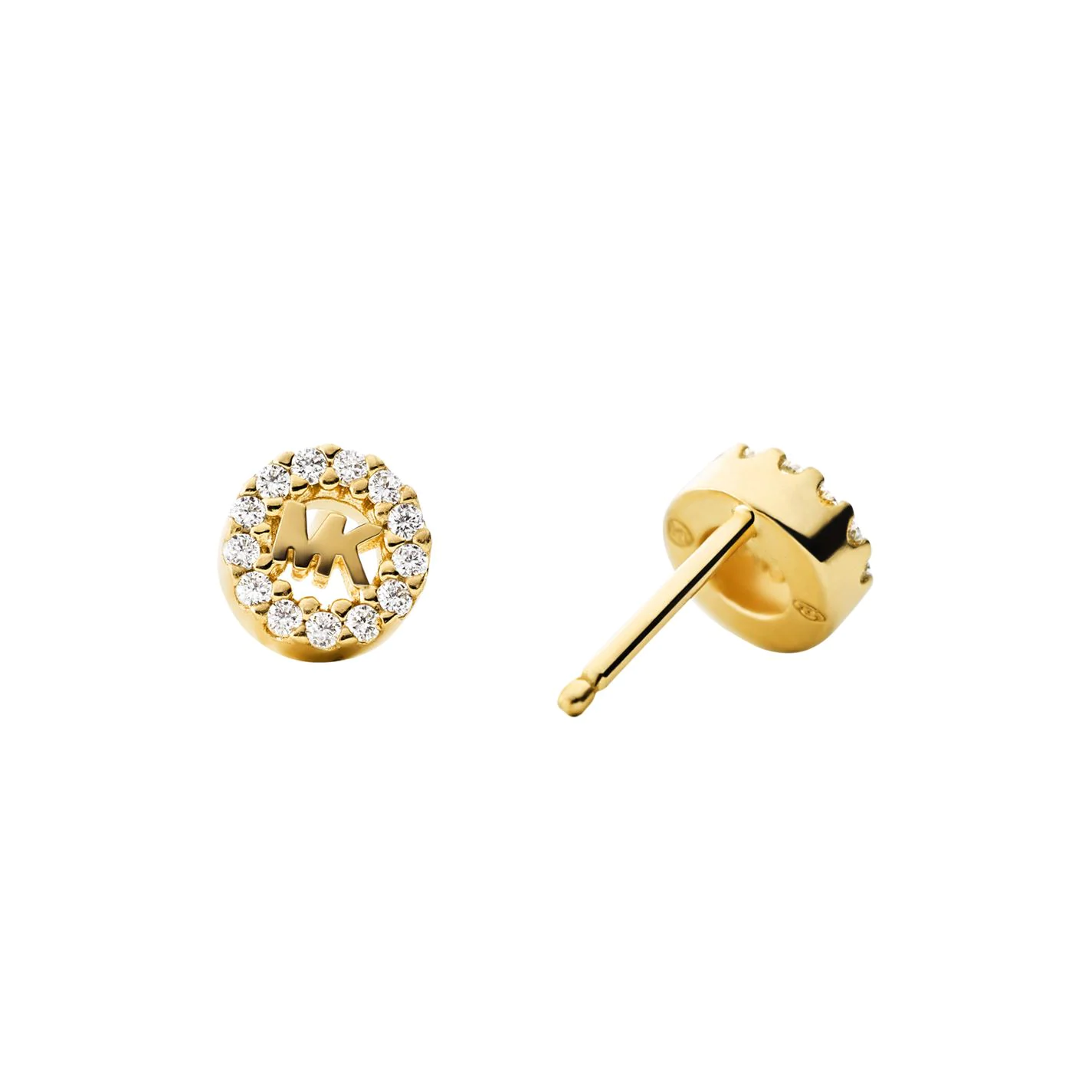 MICHAEL Michael Kors Pave Logo Studs 4 MICHAEL Michael Kors Pave Logo Studs - Image 2