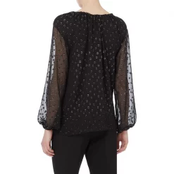 MICHAEL Michael Kors Draw String V Neck Blouse -MICHAEL MICHAEL KORS Sales ai436800 xxl a2